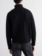 TOTEME - Cable-Knit Wool Sweater - Black
