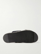 Frescobol Carioca - Breno Suede Sandals - Blue