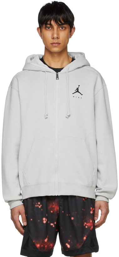 Photo: Nike Jordan Grey Jumpman Hoodie
