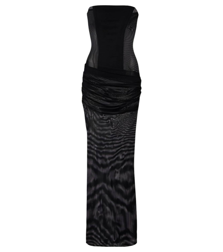 Photo: Alex Perry Sheer strapless corset dress