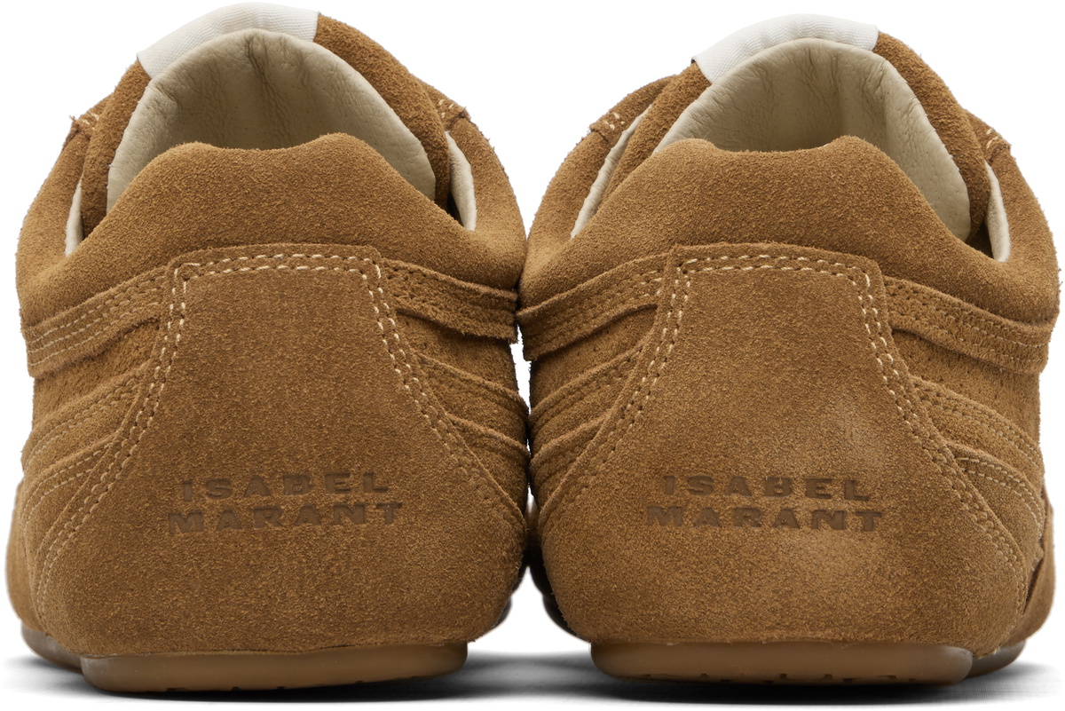 Isabel Marant Brown Senny Low Sneakers