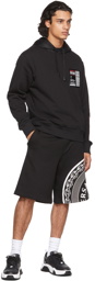 Versace Jeans Couture Black Etichetta Patch Hoodie