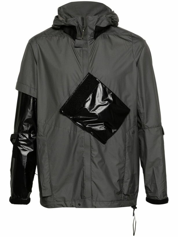 Photo: ACRONYM Grey J36-WS Hooded Windbreaker