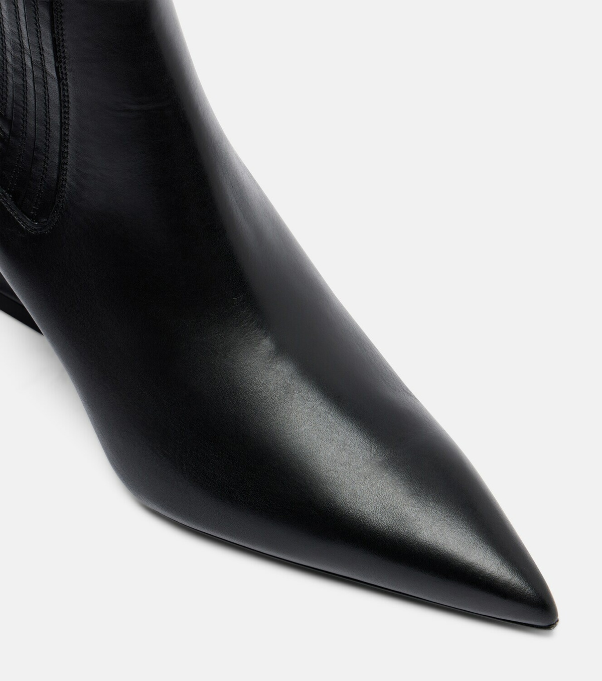 The Attico Cheope leather ankle boots