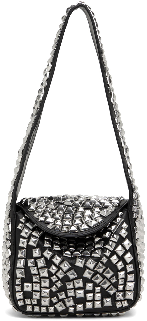 Alexander Wang Black & Silver Spike Small Bag Alexander Wang