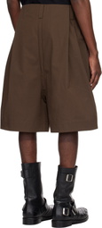 pet-tree-kor Brown Tension Shorts
