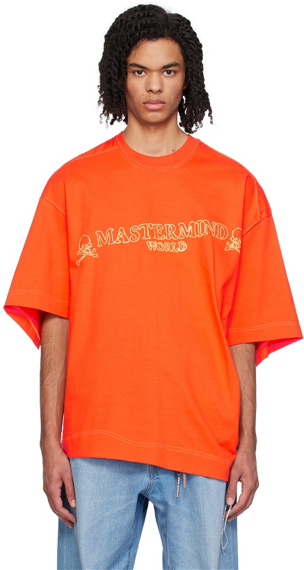 Photo: MASTERMIND WORLD Orange Bonded T-Shirt