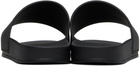 Palm Angels Black Logo Pool Slides