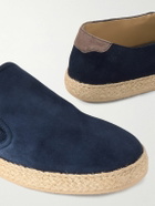 Brunello Cucinelli - Suede Espadrilles - Blue