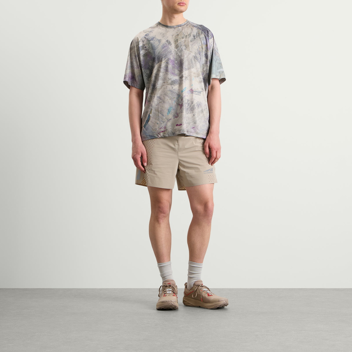 and wander Men's x Altra Graphic T-Shirt in Beige