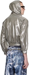Doublet Silver Chain Link Track Jacket