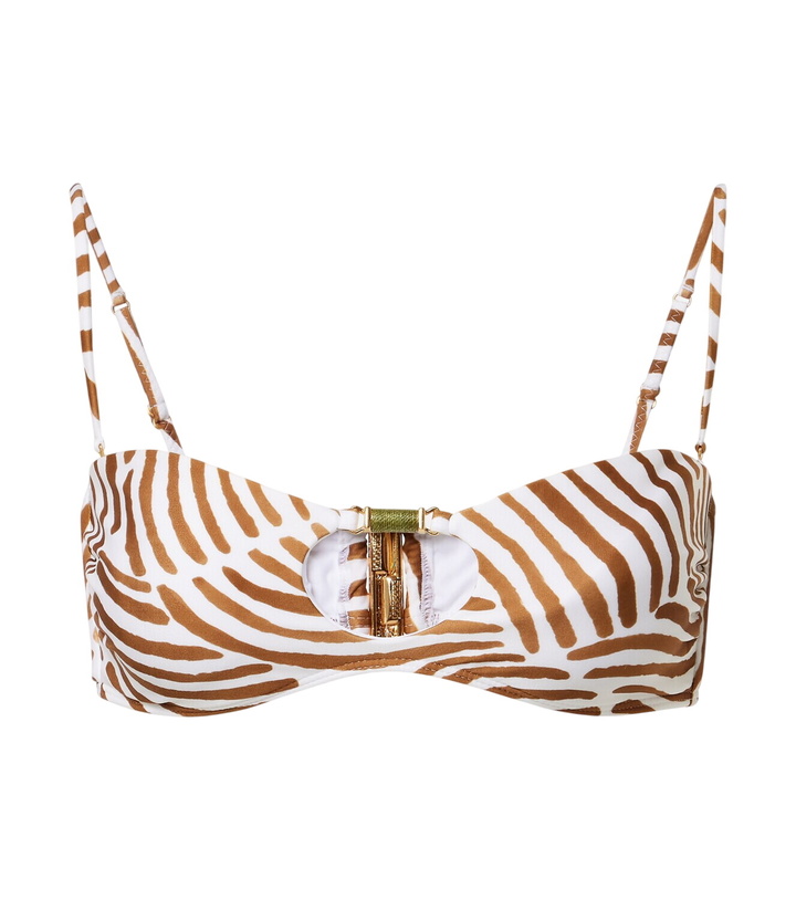 Photo: ViX Paula Hermanny Pam printed bandeau bikini top