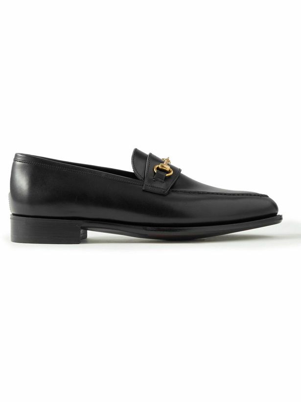 Photo: George Cleverley - Colony Horsebit Leather Loafers - Black