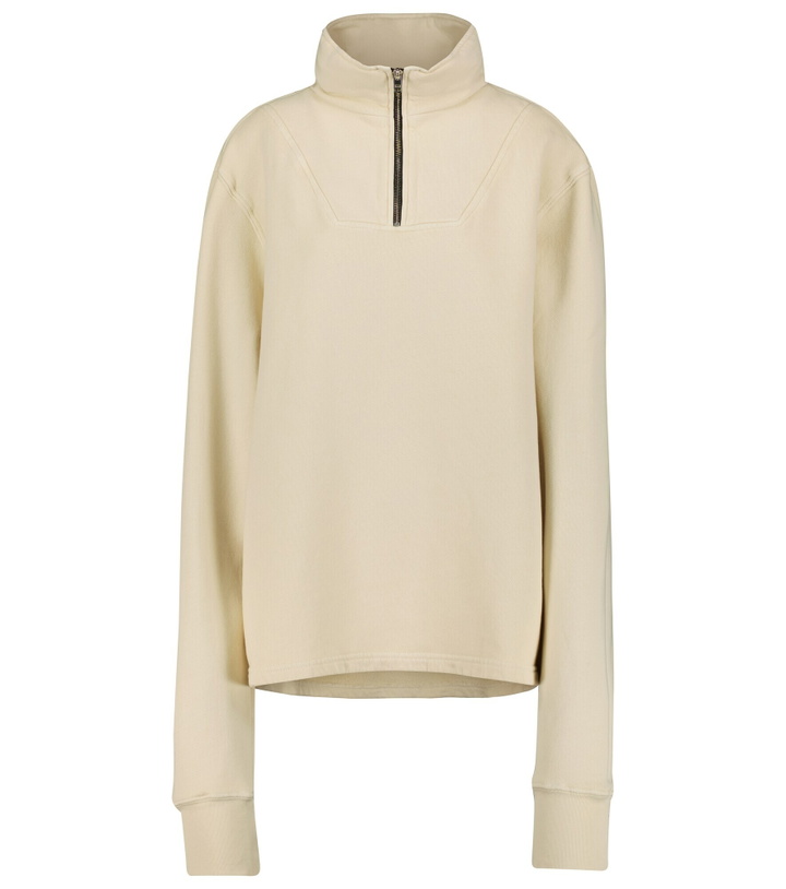 Photo: Les Tien - Cotton half-zip sweatshirt
