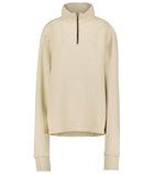 Les Tien - Cotton half-zip sweatshirt