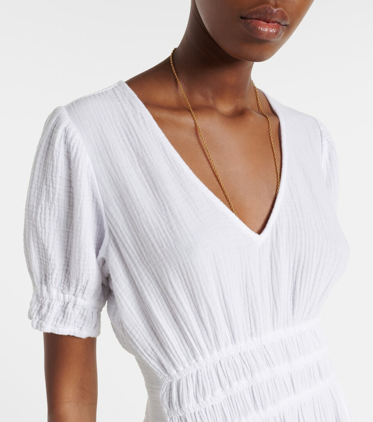 Velvet Rivelle cotton gauze midi dress