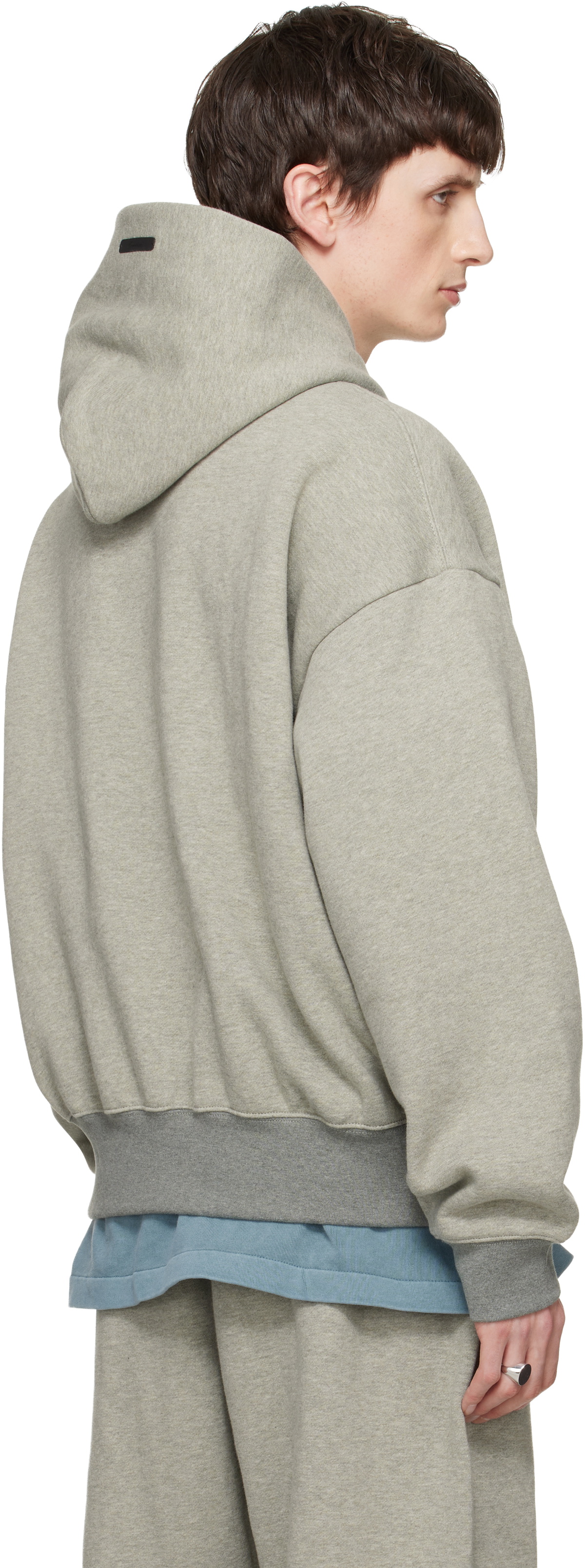 Fear of God ESSENTIALS Gray Signature Classic Hoodie