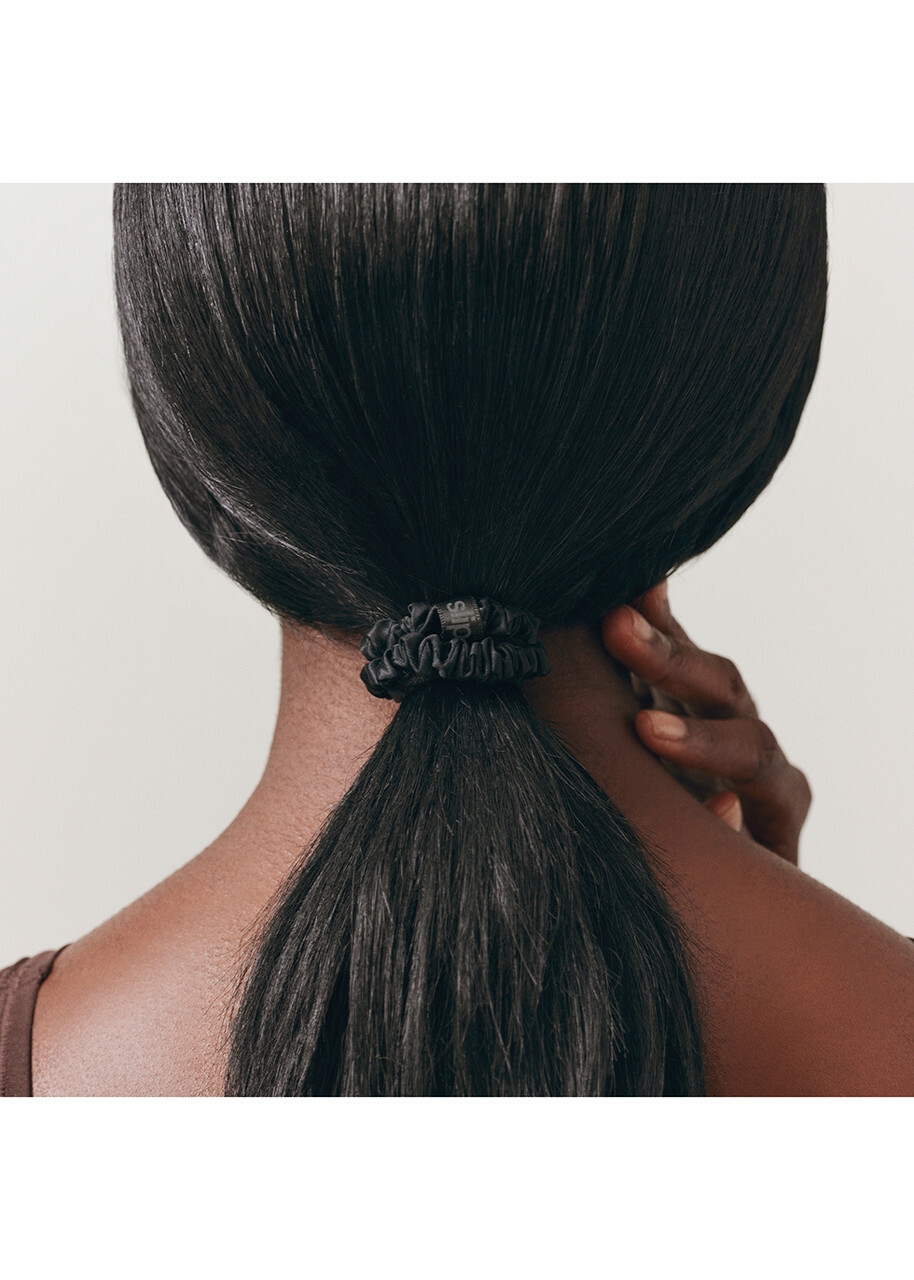 Slip Pure Silk Skinny Scrunchies - Black