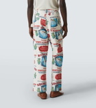 Bode Enrichment Knolly Brook cotton straight pants