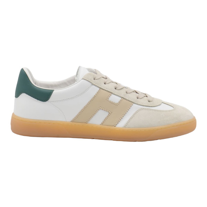 Photo: Hogan Green And White Sneakers