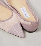 Jimmy Choo Love Flat embellished ballet flats