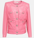 Veronica Beard Cirtane faux leather jacket