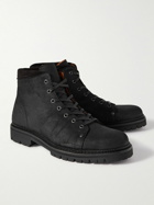 Mr P. - Jacques Chore Waxed-Suede Boots - Black