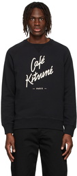 Maison Kitsuné Black Café Kitsuné Sweatshirt