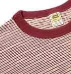 Velva Sheen - Striped Cotton-Jersey T-Shirt - Men - Burgundy