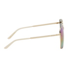 Gucci Gold and Multicolor GG0802S Sunglasses