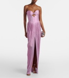 Maria Lucia Hohan Stephanie silk tulle bustier gown