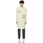 Jil Sander Off-White Printed Flyer Long Shirt