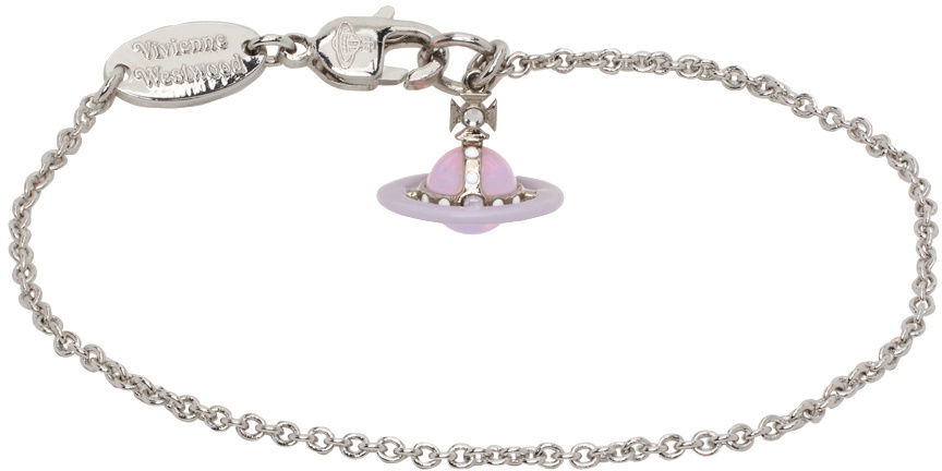 Vivienne Westwood Silver Petite Original Orb Bracelet