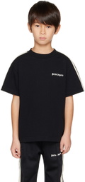 Palm Angels Kids Black Printed T-Shirt