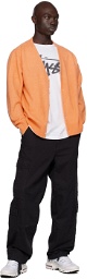Stüssy Orange Brushed Cardigan