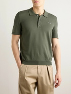 A.P.C. - Ollie Logo-Embroidered Cotton Polo Shirt - Green