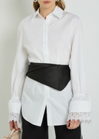 Victoria Beckham Satin Basque Belt Black