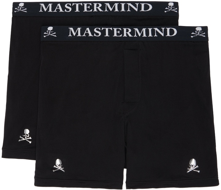 Photo: mastermind WORLD Two-Pack Black Boxers