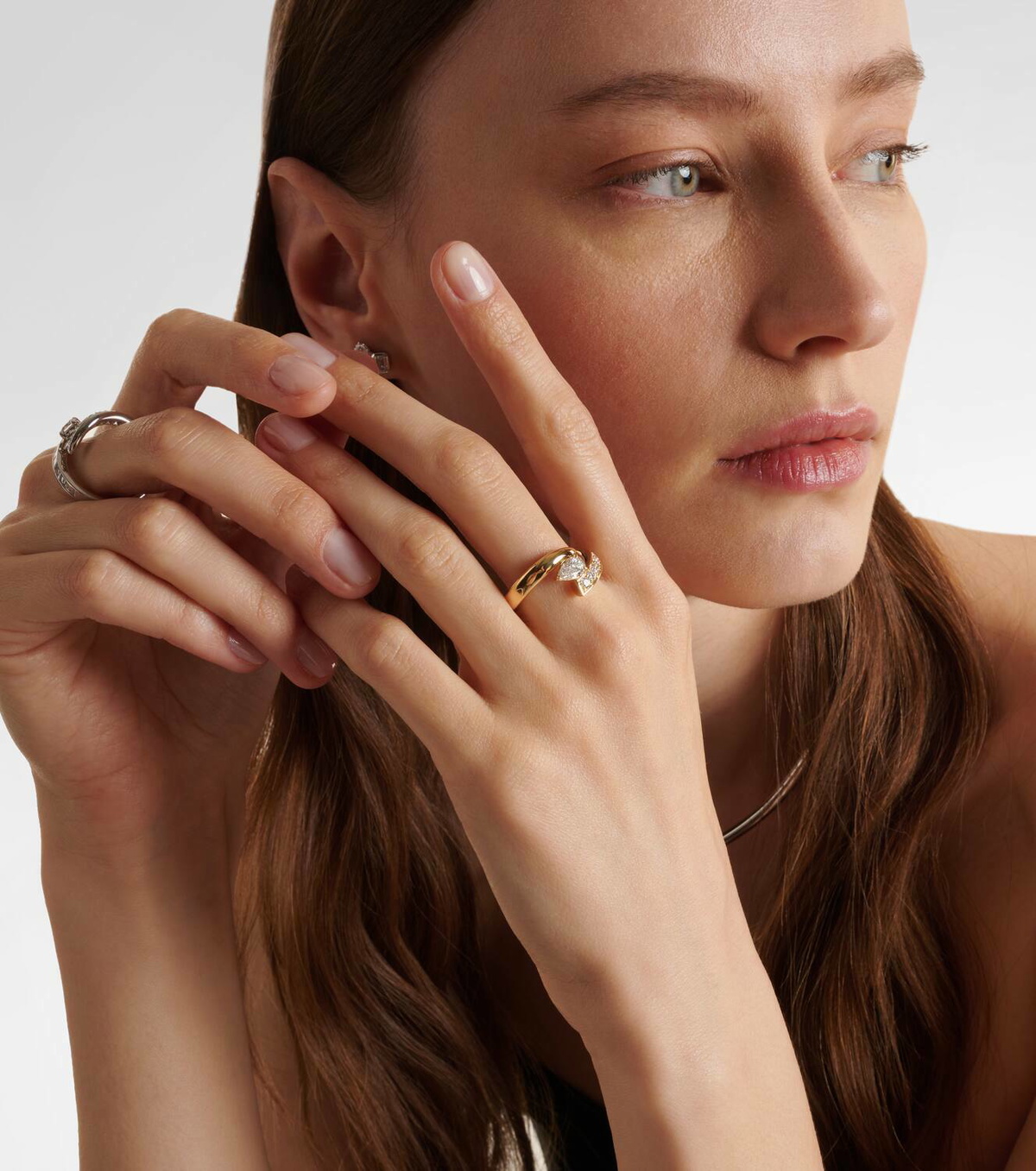 Bucherer Fine Jewellery Inner Fire 18kt gold ring with diamonds
