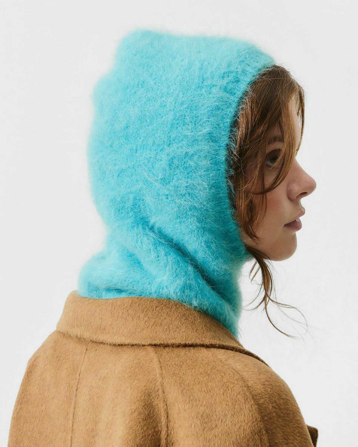 American Vintage BYMI CAP Blue Womens Balaclava