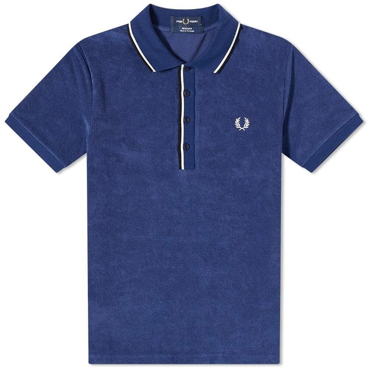 Photo: Fred Perry Towelling Twin Tipped Shirt