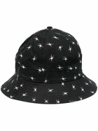 Ruslan Baginskiy Black Spider Print Bucket Hat