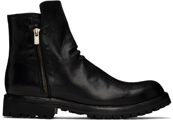 Photo: Officine Creative Black Ikonic 004 Boots