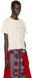 ERL White 'California' T-shirt