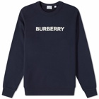 Burberry Men's Burlow Logo Crew Sweat in Dark Charcoal Blue