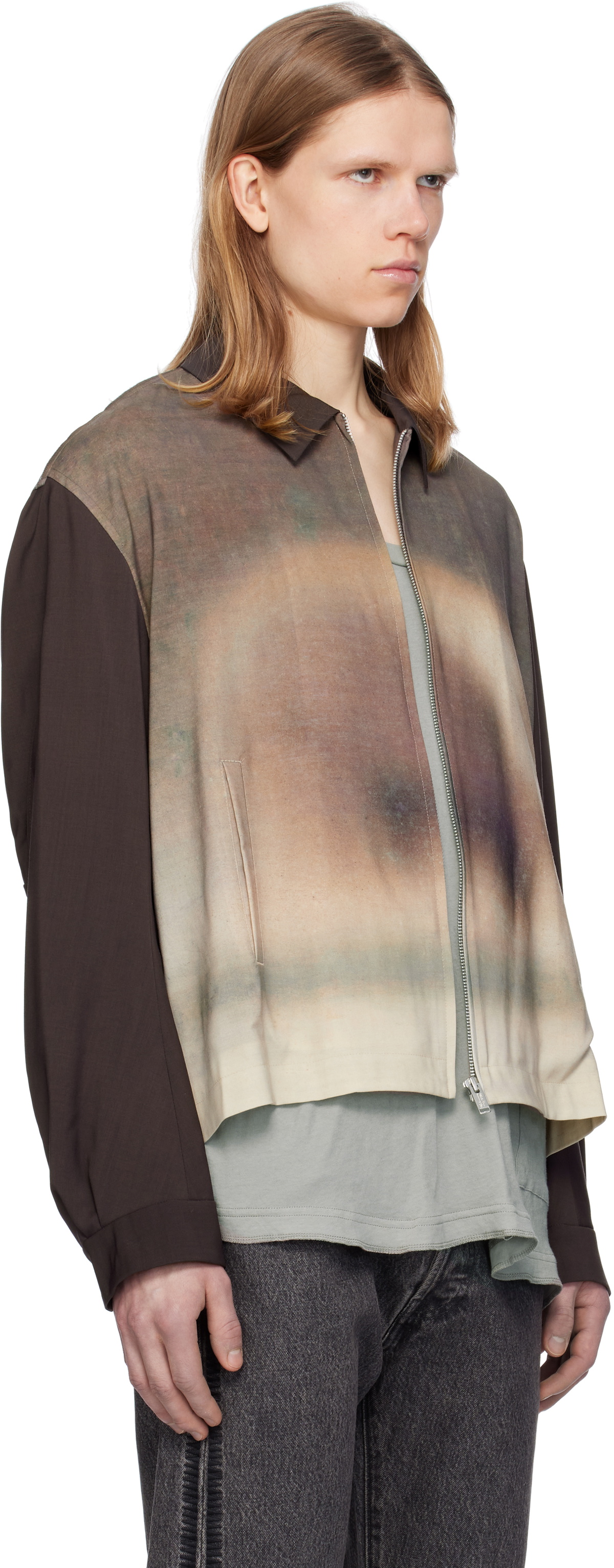 UNDERCOVER Brown & Beige UC1E4203-1 Jacket