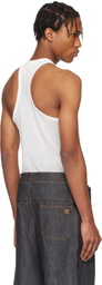 Courrèges White Scuba Mesh Tank Top