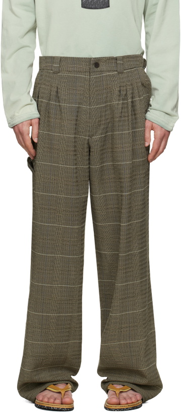 Photo: Kiko Kostadinov Taupe Andras Formal Trousers