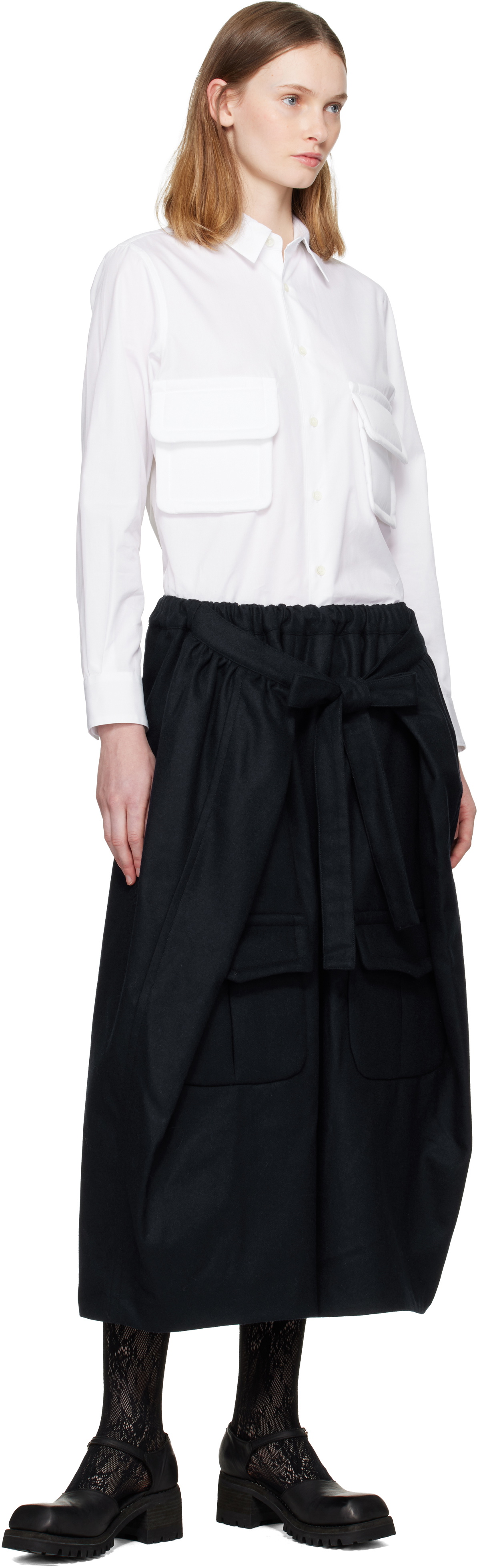 Comme des Garçons Comme des Garçons Black Wrap Trousers