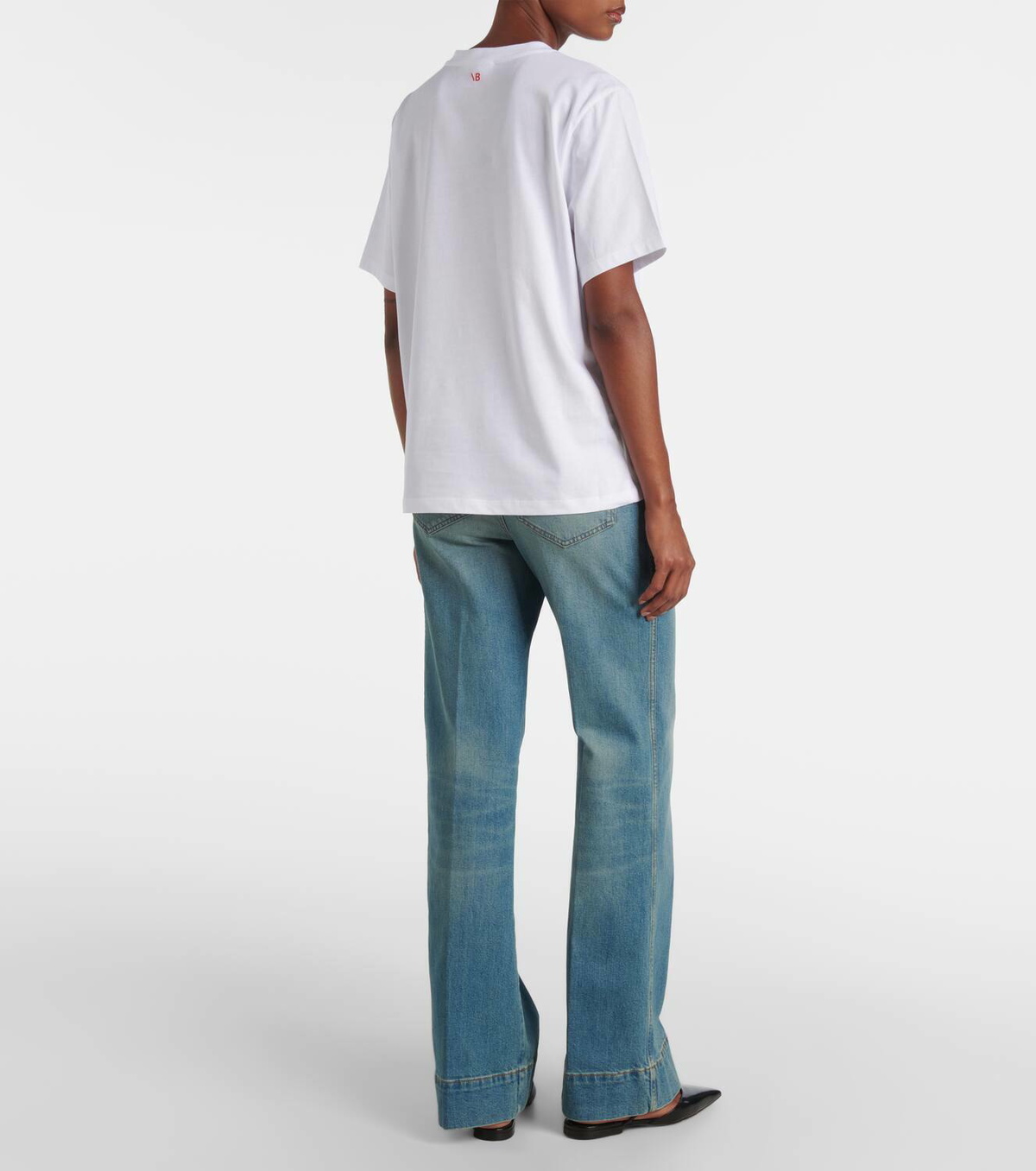Victoria Beckham ★ オーガニックコットン スローガン Tシャツ Victoria Beckham スローガン Tシャツ | ホワイト | FARFETCH JP